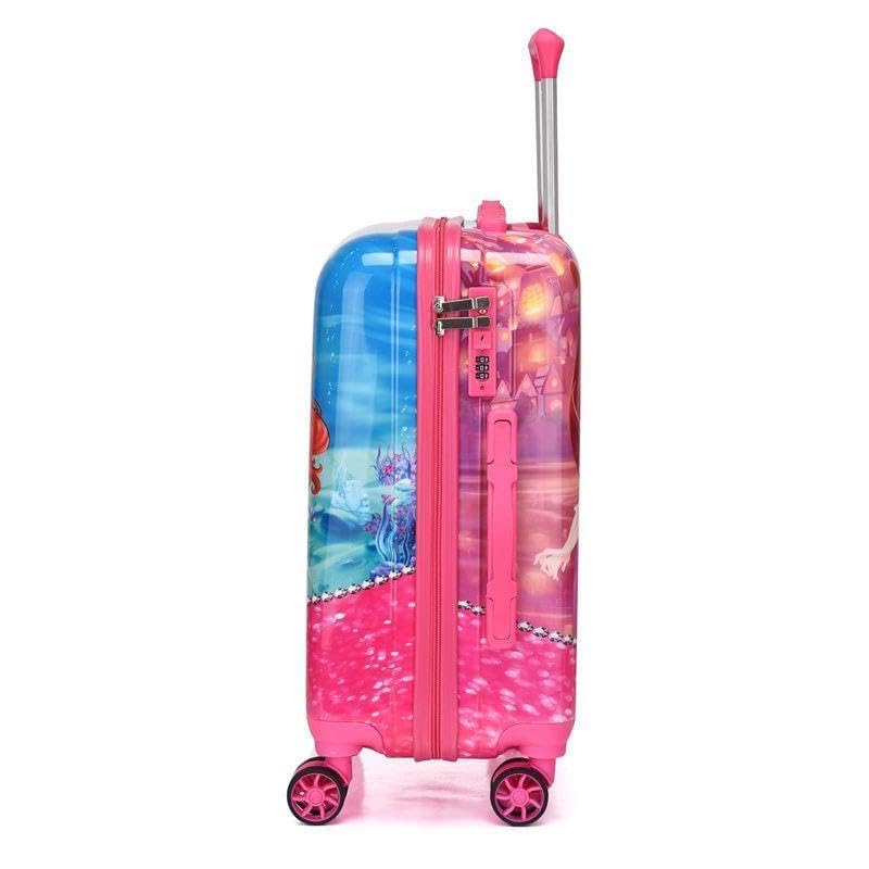 Image of ADSON PC Kids Trolley 360 Rotating Luggage 360 Wheels Non-Breakable Exclusive Edition 20 Inch Kids Hardsided Suitcase with 4 Wheels, 360 Wheel Travel Trolley Bag