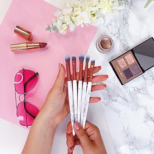 Set 5x Pennelli Marmorizzati per Makeup Occhi