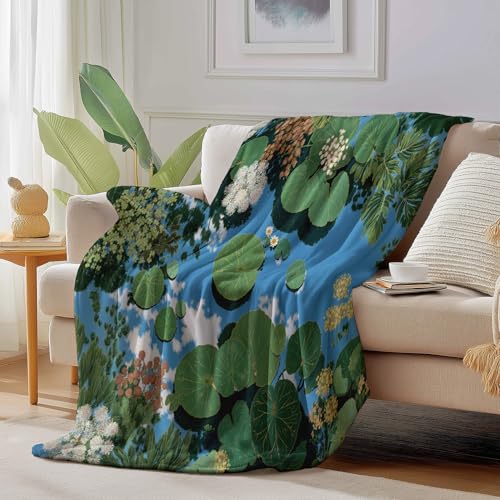 Couverture flanelle eucalyptus 220x240cm pour éliminer le froid du lit