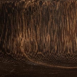 Creative Co Op Round Two Tone Paulownia Wood Bowl Brown and Natural