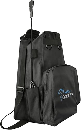 Miniatura 5 de UNISTRENGH Botas de equitación profesionales bolsa de transporte portátil y duradera con compartimento para casco