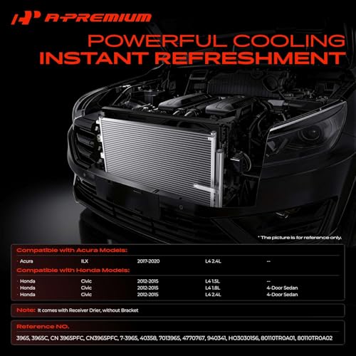 A-Premium Air Conditioning Condenser Compatible with Honda & Acura by A-Premium - Used condition - Image 2