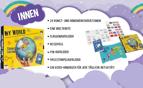 Adventskalender Meine Welt 2026, Kulturreise durch 24 Länder mit Bastelaktivitäten für Kinder – Bild 5