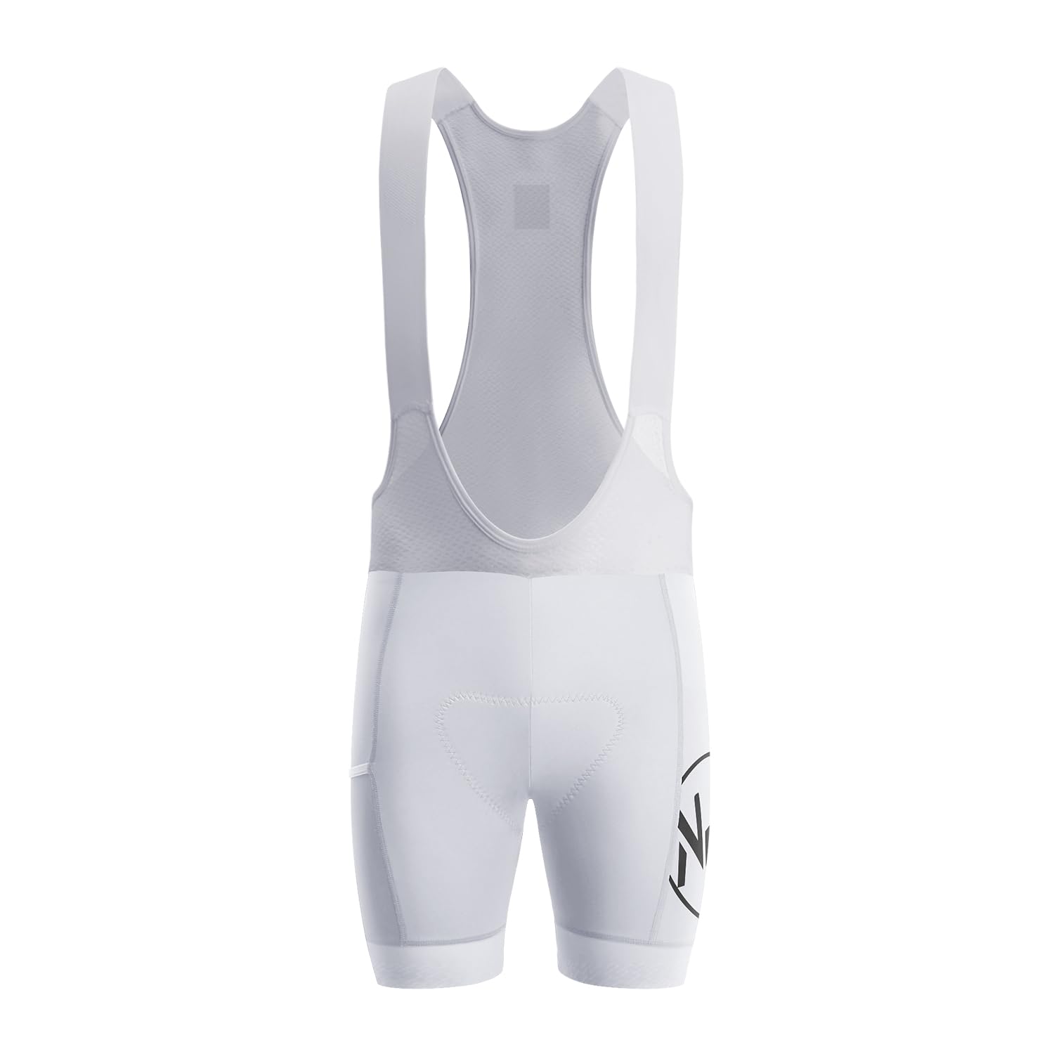 NUCKILY Pantaloncini da ciclismo da competizione da uomo, pantaloncini da ciclismo imbottiti 4D con tasche Pro Race Bike Shorts