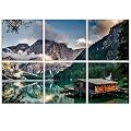 JBER Art Acoustic Panels 72" x 48", Mountain Cabin