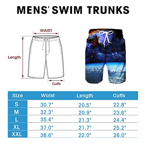 Raisevern American Flag Swim Trunks Men With Mesh Lining Usa Funny Eagle Swimwear Patriotic Board Shorts 4Th Of July Independence Day Bathing Suits Mens With Pocket Medium #TOP5
