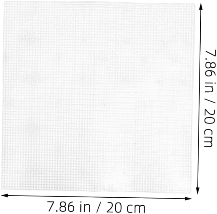 Gadpiparty 5pcs Plastic Mesh Canvas Sheets for Bag Making Stiff Plastic Sheets for DIY Handbags Purses Embroidery Crochet Projects Versatile Crafting Material