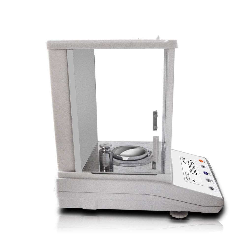 Balance électronique de précision Scientifique au gramme près, idéale pour Le comptage en Laboratoire, Le Pesage de Haute précision dans Les secteurs de la Bijouterie et,220g/0.0001g