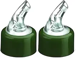 Kit 2 Bicos Dosador de Azeite e Vinagre 30ml P/Garrafas de 250ml e 500ml