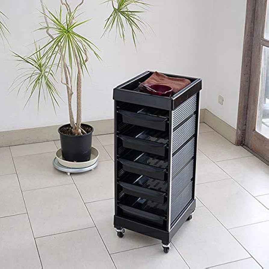 Amazon.co.jp: 多目的ワゴン キャスター付き DN-6 引き出し 6段