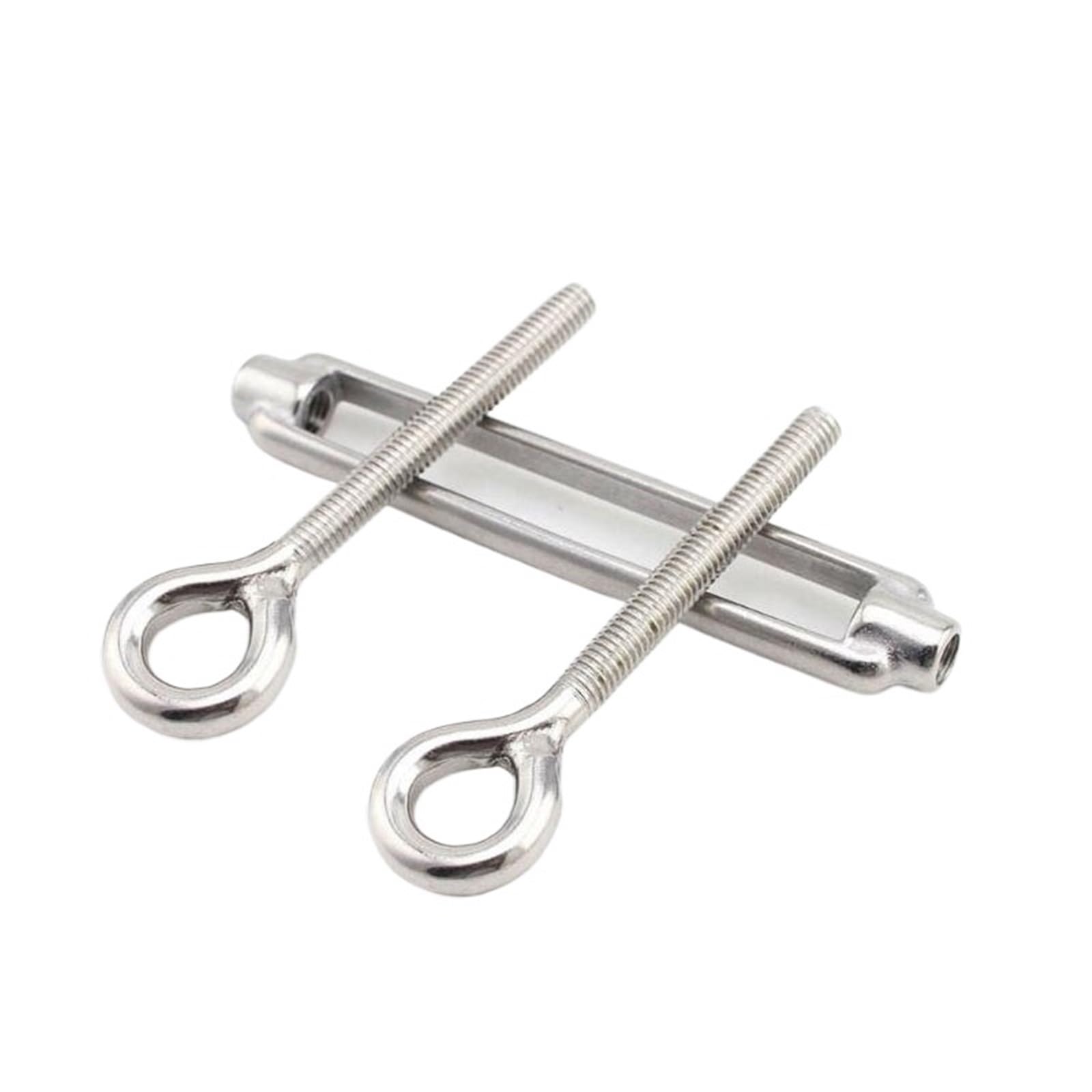 Tenditore a Vite per Cavi, Vite for sartiame a Catena con Occhiello for tenditore in Acciaio Inossidabile for Barche M4-M10(M10)