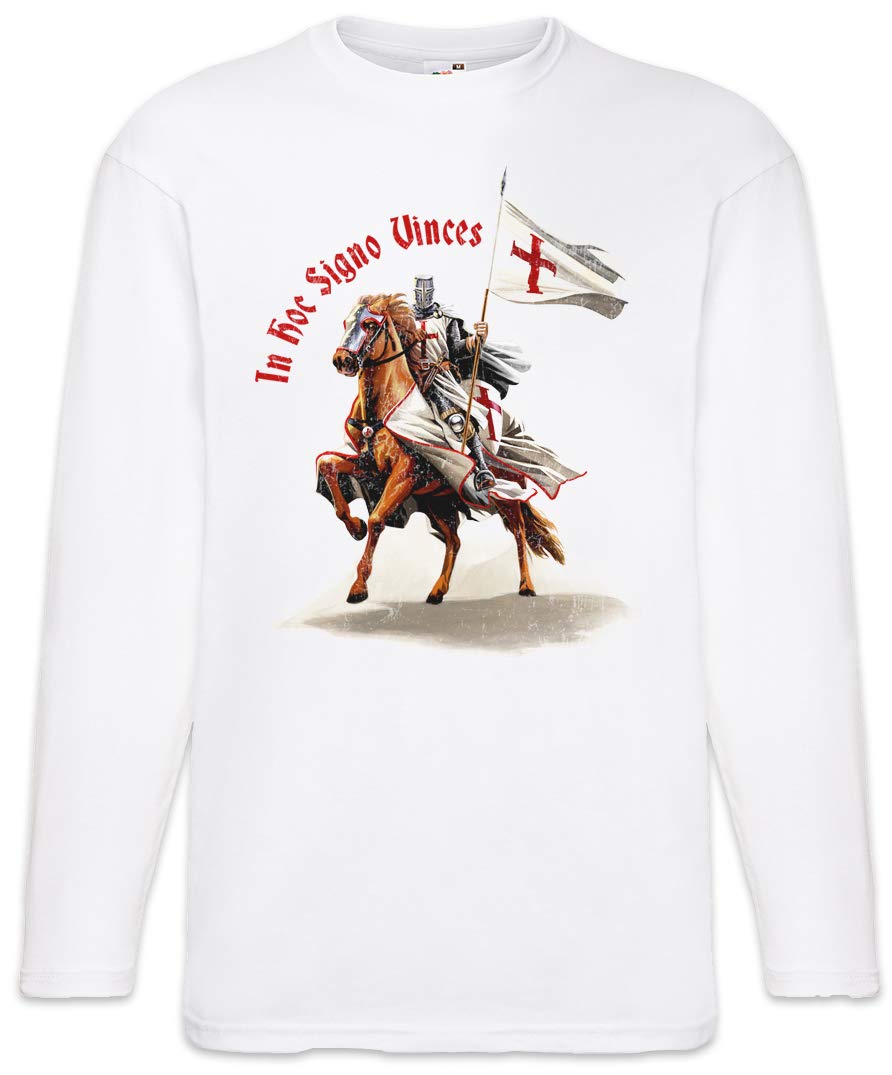 Urban Backwoods Men's White Templar Iv Long Sleeve T-Shirt Size 2XL