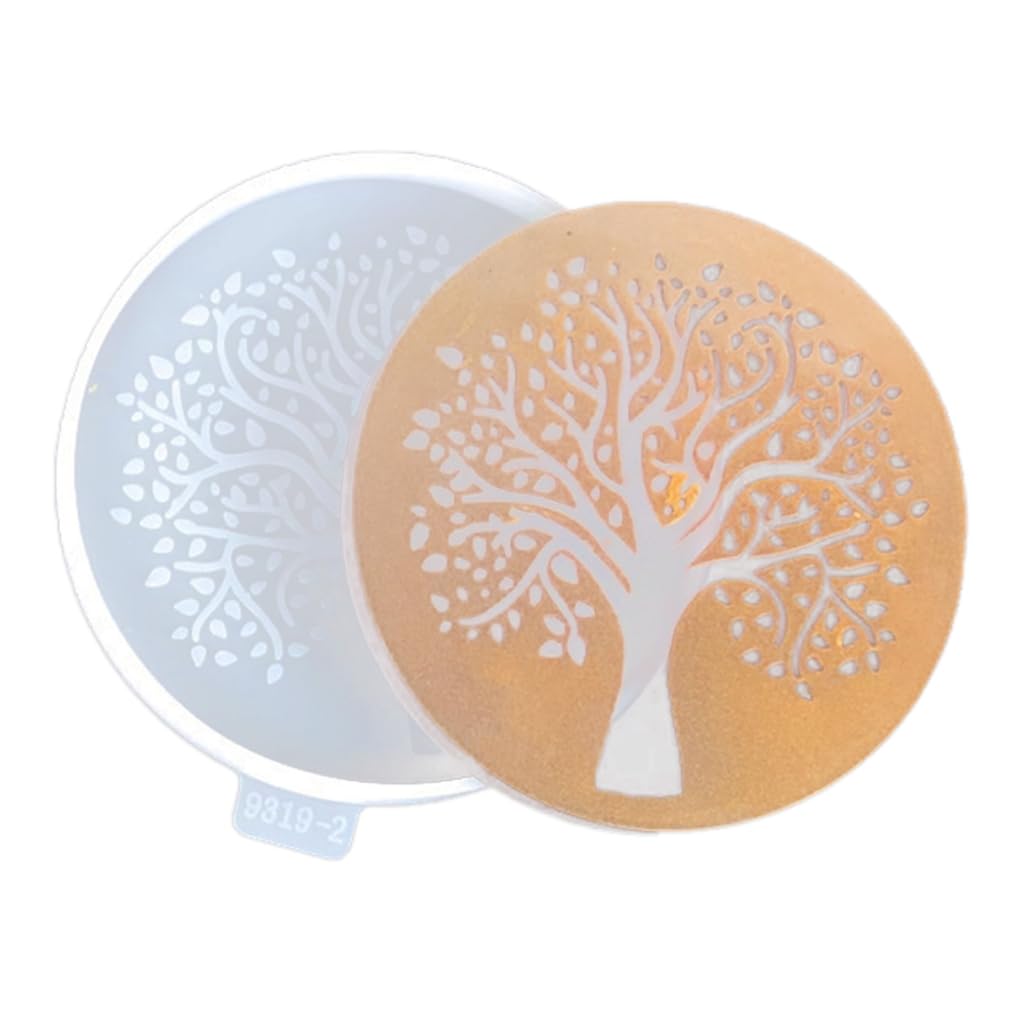 Lot De 4 Moules En Silicone, Ensemble De Sous-verres, Moule De Moulage En Resine Plateau Moules De Sous Verres En Resine Plateau De Moules En Resine Pour La Cote De Bricolage 85601004