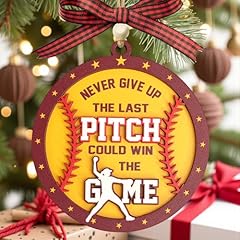 Softball Ornament