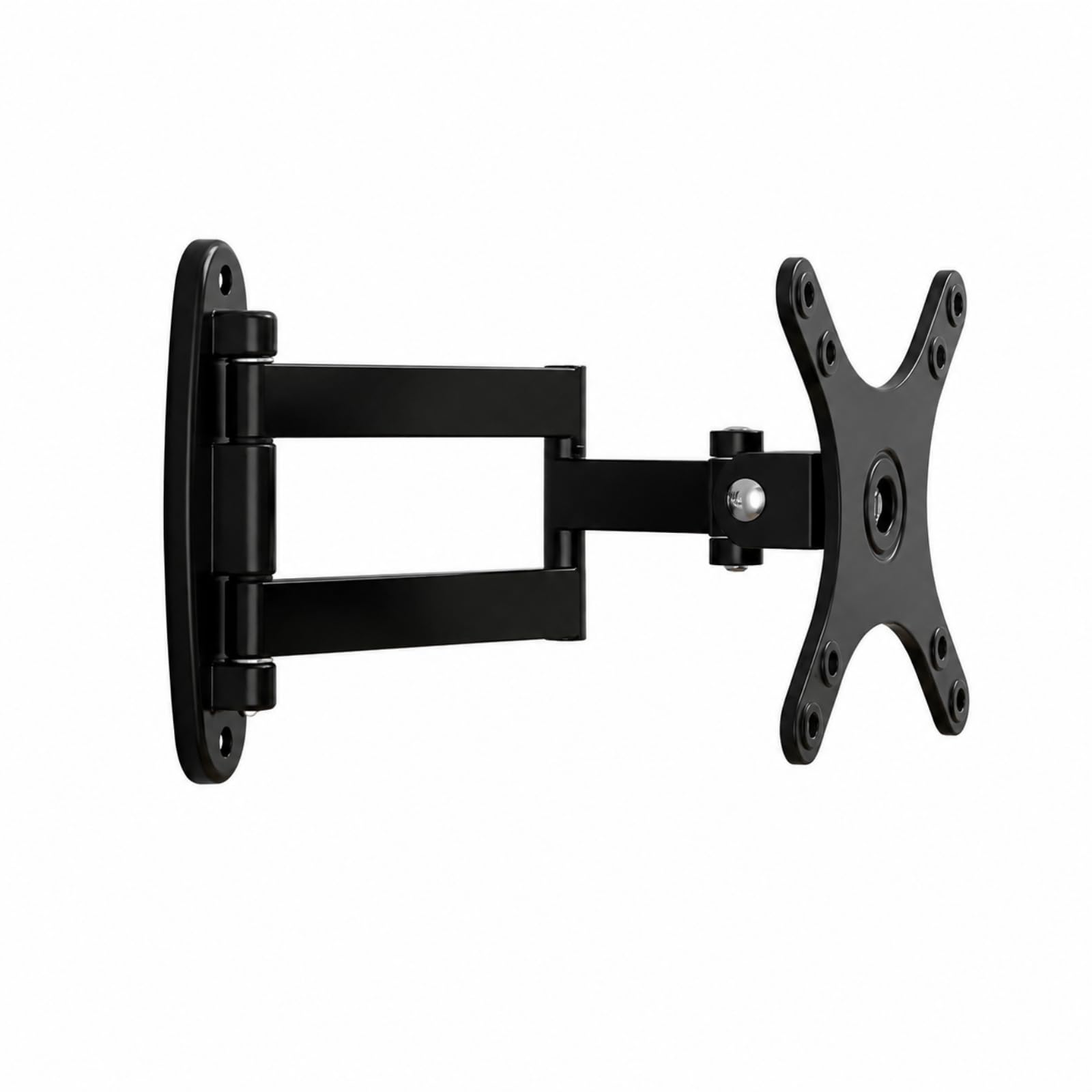 Harilla Soporte Giratorio Flexible | Brazo para Pantalla con Placa Montaje estándar, Extensible, Oficina en Casa, Estudiantes, Negro