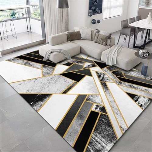 Tapis durable decoration chambre ado garcon moderne et résistant aux taches - 2