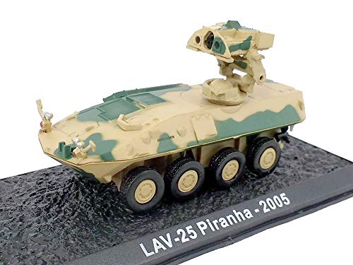 Eaglemoss vehículo blindado ligero LAV-25 escala 1:72 miniatura 2