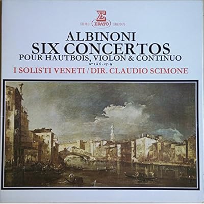 Six Concertos Pour Hautbois, Violon & Continuo - Nos 1 a 6 - Op. 9