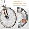 Heybike Cityscape 2.0 26" Electric Bike for Adults - 1000W Peak Motor, 50-Mile Range, 24MPH, 468Wh Removable Battery, 7-Speed Gears, Front Suspension, UL Certified Commuter E-Bike #3