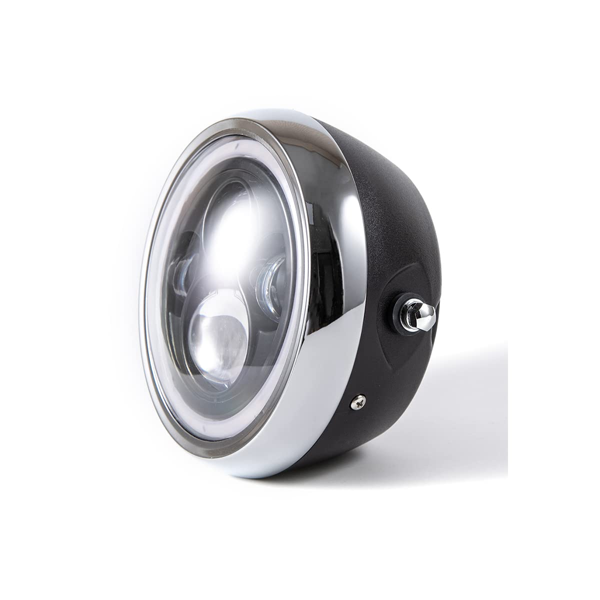 Faro anteriore del motociclo Faro anteriore del motociclo da 7,5 pollici a LED per fari Cafe Racer Bobber Chopper