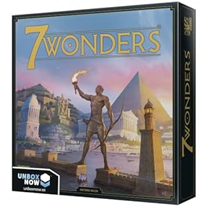 Repos Production | 7 Wonders | Juego de Civilizaciones Ganador de Varios Premios | A Partir de 10 Años | De 3 a 7 Jugadores | 30 Minutos por Partida | Español