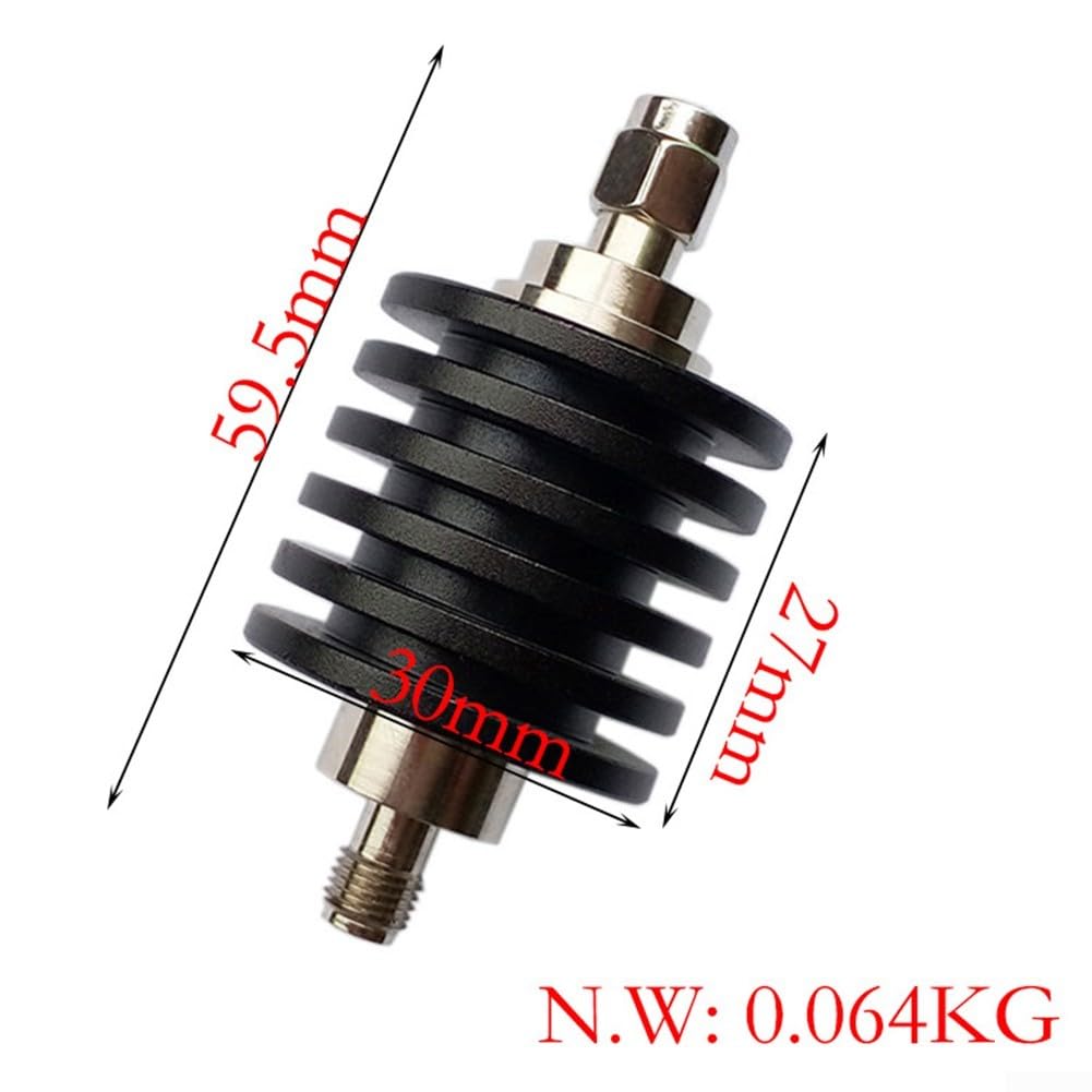 Atenuador coaxial SMAJK de alto rendimiento de 10 W para una transmisión de señal eficiente (30 DB)
