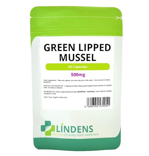 Lindens Green Lipped Mussel Extract 3-Pack 270 Capsules 500mg Quality Supplement