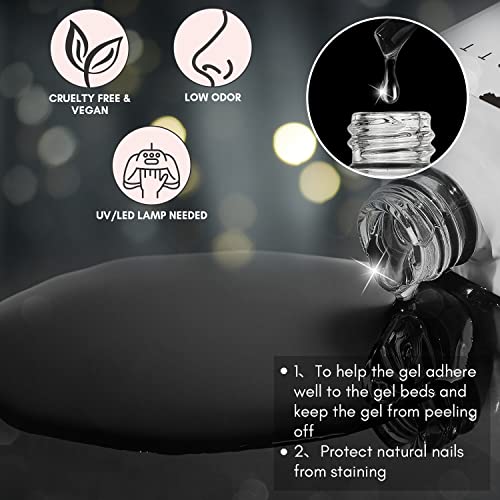 Makartt Nail Tips And Glue Gel Kit, Solid Nail Glue Gel 15Ml With 500Pcs Almond Medium Pre-Buffed Soft Gel Nails Tips Full Cover & Portable Mini Nail Lamp And Nail Gel Base Coat Nail Art Diy Manicure #TOP5