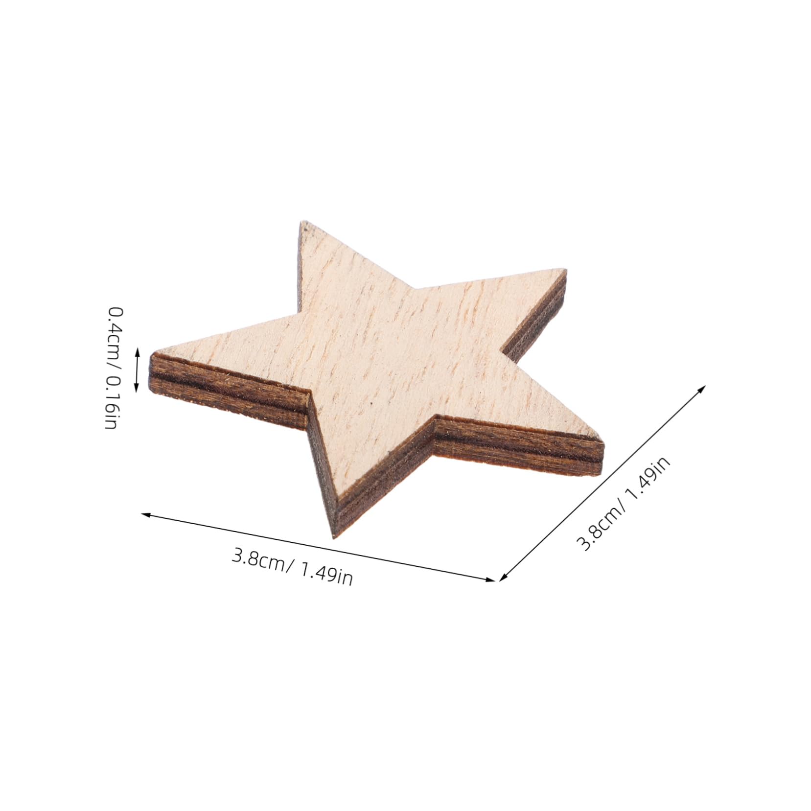 Tofficu 3 Sätze Kleine Sternornamente Aus Massivem Holz Weihnachtsschmuck Selber Machen Sternenflagge Kleine Holzsterne Ornamente Zum Basteln Stern Holzspan Hölzern Brown 25 Stück * 3
