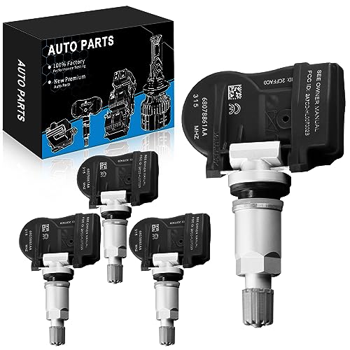 Capteurs TPMS 315 MHz préprogrammés pour Dodge Grand Caravan et Jeep Wrangler | Lot de 4