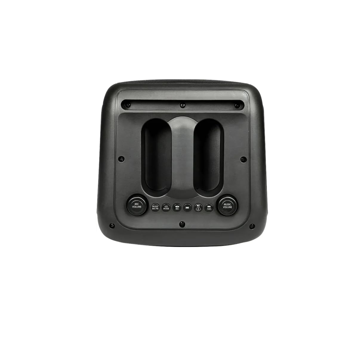 KG-A8013 głośnik Bluetooth z efektami świetlnymi, bezprzewodowy mikrofon, radio, funkcja karaoke i pilot zdalnego sterowania, wbudowany akumulator