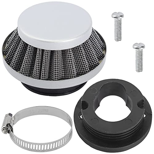 QAZAKY 42mm 43mm 44mm Air filter Cleaner for 33cc 43cc 47cc 49cc 50cc 52cc Minimoto 2-stroke Engine Motorcycle ATV Quad Scooter Go Kart Moped Pit Dirt Mini Pocket Bike Chopper China X1 X2 X3 X6 X7 X8