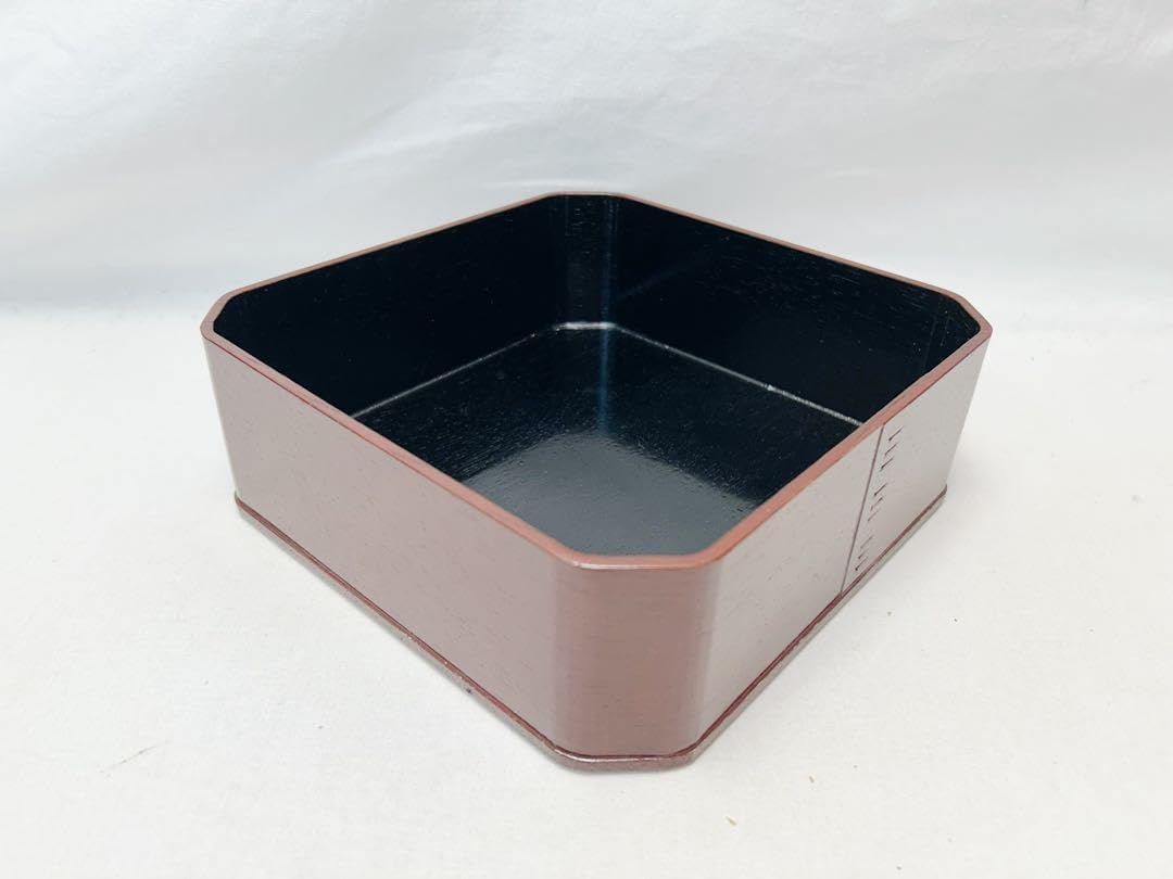 ほぼ未使用 ほぼ 懐石道具 木製 溜塗 大徳寺 弁当 縁高重箱 五客