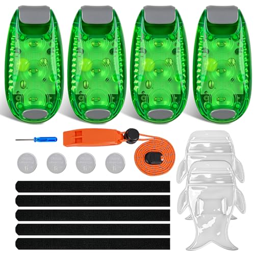 Lámpara LED Seguridad Nilight Verde 4 piezas miniatura 1