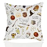 RBAFAO My Magic Not Today Throw Pillow Covers, Harry Reading Pillow Case for Book Lovers Gifts for Her Him Birthday Christmas 18 x 18Inch (Magic-02)