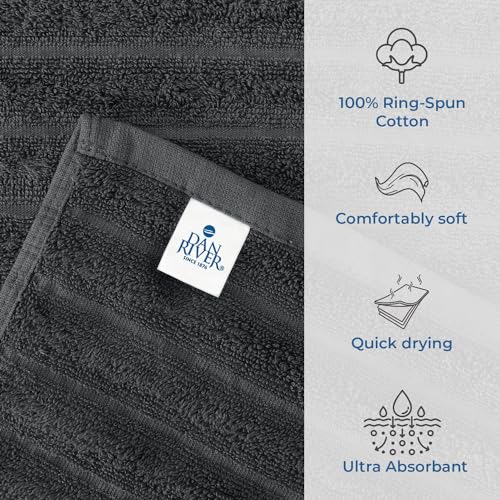 Dan River Bath Sheets Set Of 2 – 550 Gsm Ultra Super Soft & Highly Absorbent Sheets With Speed Breaker Design – 100% Cotton Large Bath Towels For Bathroom thumb #2