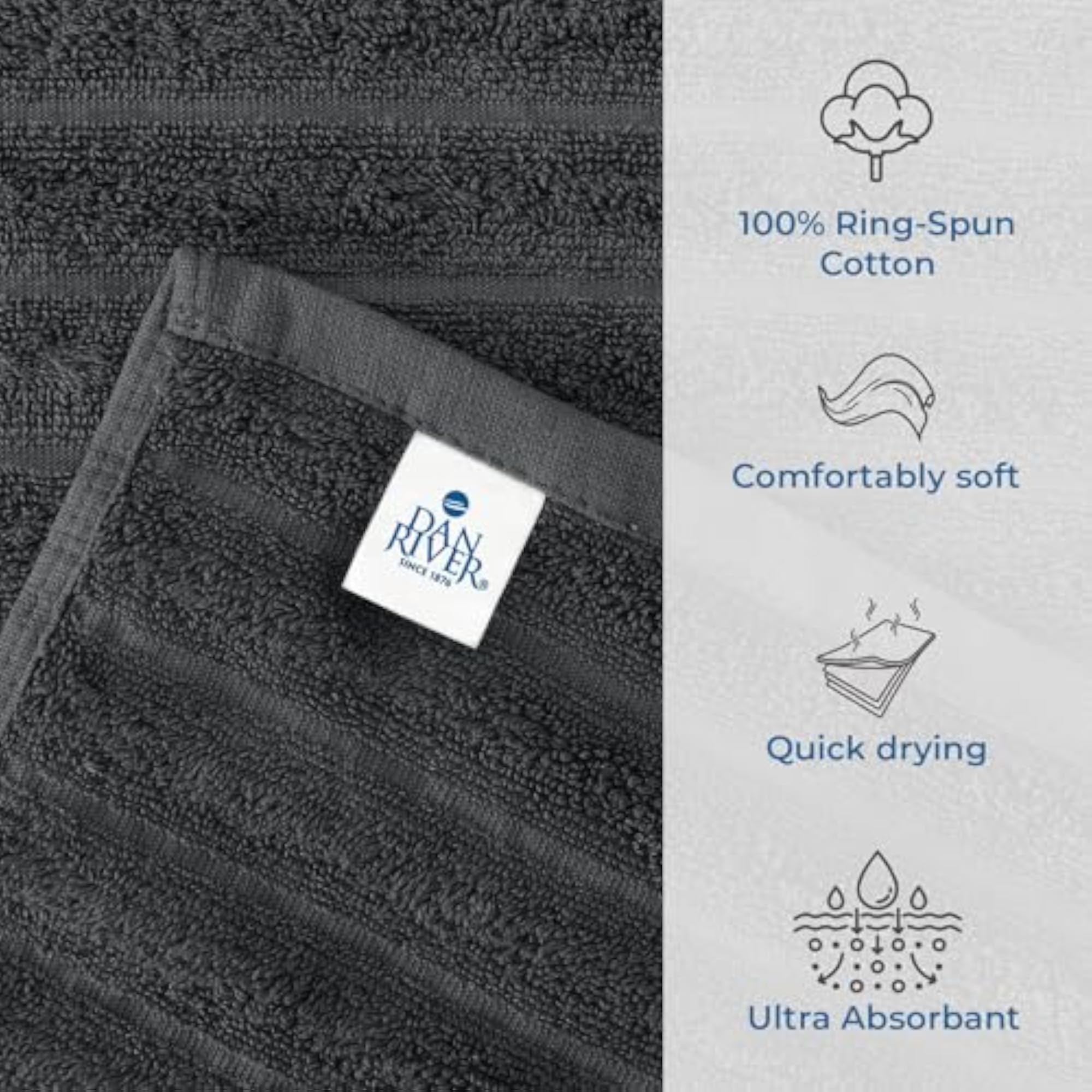 Luxurious 100% Cotton Bath Sheets Set