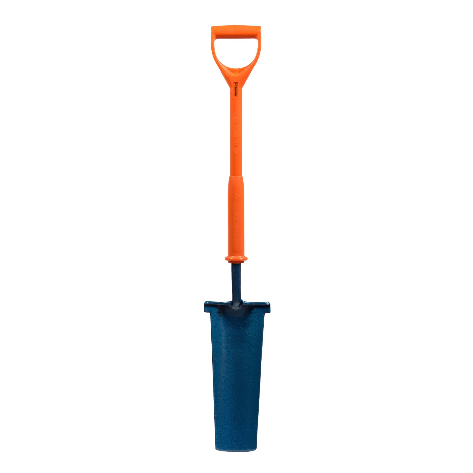 PDL – Pegdev – Shocksafe Insulated Newcastle Drainer, Grafter, Spade 16" - BS8020 Treaded Shovel for Deep Trenches, Channels, and Post Holes.