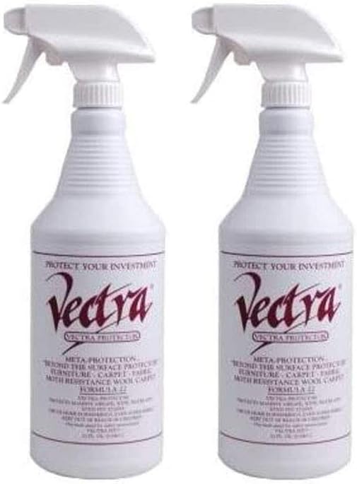 Vectra - 2 Pack - 32 Ounce - Furniture, Carpet, and Fabric Protector Spray