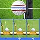 GXGM 6 Stück Golfball-Liner-Vorlage Golf Ausrichtungs-Set mit Markerstiften, Golfball Markierer, Golf Accessories, Ballmarker Golf, Golf Marker, Ballmarkierungswerkzeuge Zubehör