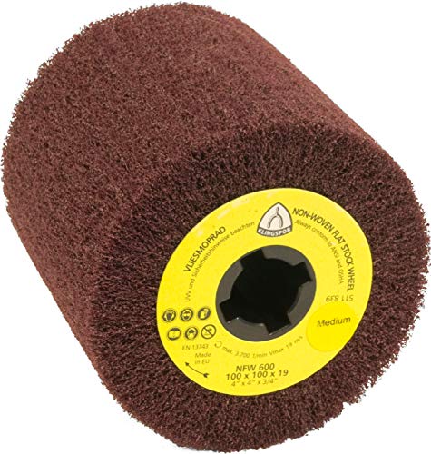 Klingspor non-tissé Mop Roues NFW 600, 100 x 50 x 19 mm, lot de 3, grain médium 259854 Cover