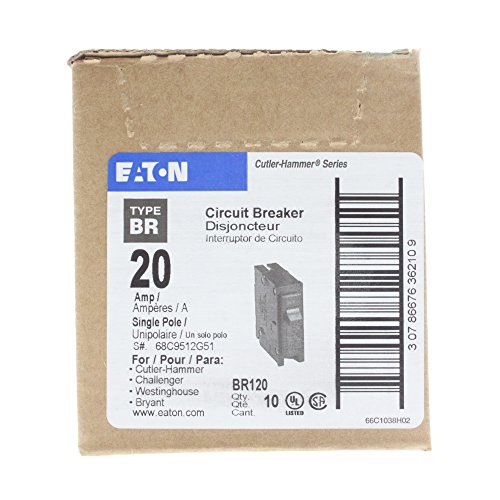 Disjoncteur BR120 Eaton 20A interchangeable résout les surcharges de tableau - 4