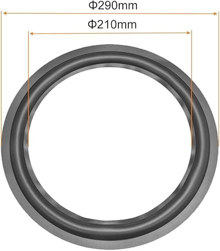 Miniatura 2 de Anillos envolventes de goma con borde de espuma para altavoces, piezas de repuesto para reparación o decoración de altavoces de bricolaje - 12