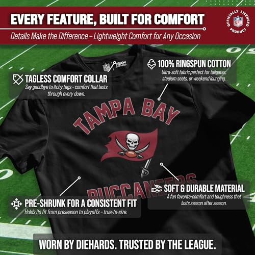 Image of NFL Gameday Cotton Blend T-Shirt for Men and Women - Licensed