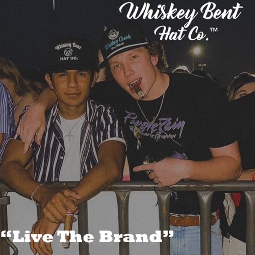Image of WHISKEY BENT HAT CO. The Frio Snapback Rope Hat - Vintage Baseball Cap, Adjustable Outdoor and Trucker Cap, One Size Fits All