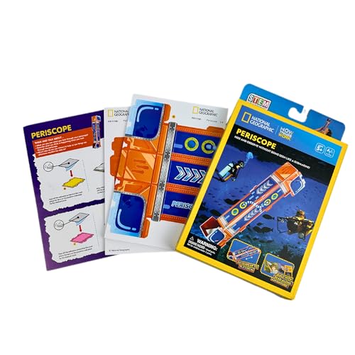 National Geographic Build Your Own Periscope STEAM Educational kit, 25.8 cm x 16 cm x 3 cm - Image 4