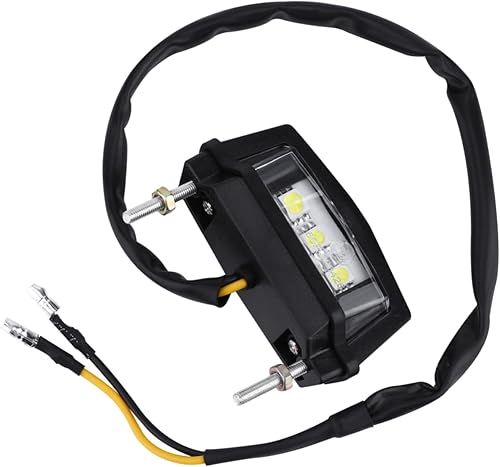 Vaguelly 1 unid motocicleta placa luz accesorios de motocicleta accesorios de coche accesorios de moto accesorios de ciclismo accesorios scooter