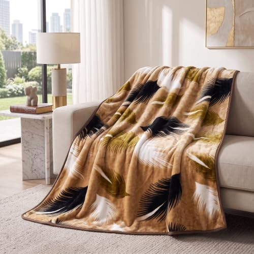 Image of HOMEKART Single Bed Plush Mink Blanket|Soft Velvet Fleece Blanket|Lightweight Yet Warm AC & Winter Blanket | Breathable, Cozy & Skin-Friendly for Home, Bedroom & Travel |56 x 80 Inches| Warm Taupe