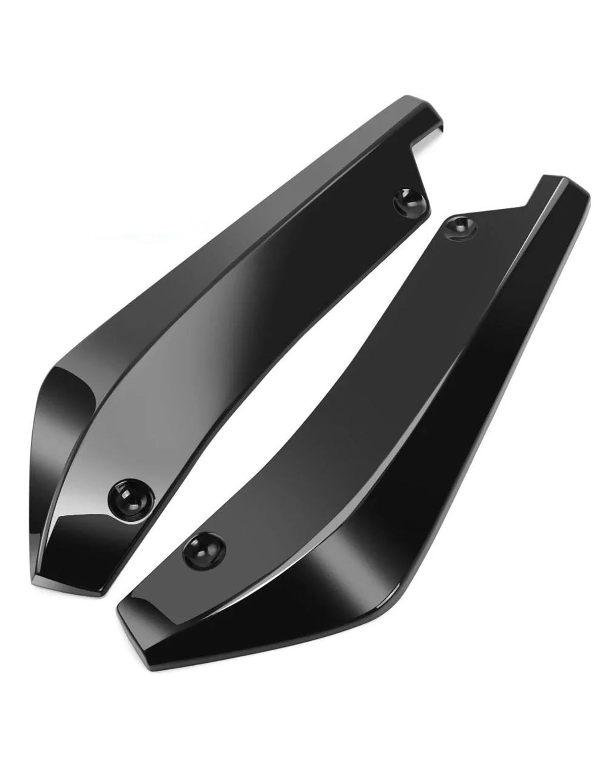 Spoiler karoserii do BMW dla F30 dla F31 dla F32 dla F33 do F22 rozdzielacz tylnego zderzaka bocznego Canards dyfuzor naklejka wykończenia zderzak spoiler (czarny)