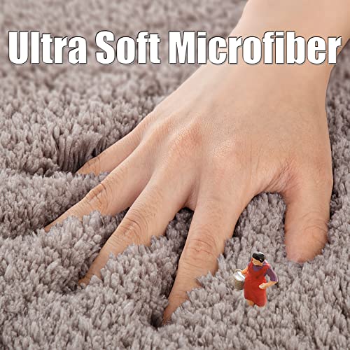 ROLIZOE Ultra Thick Toilet Mat Non Slip Pedestal Mat for Toilet Highly Absorbent Bathroom Toilet Rug Super Soft Bath Mat Rug Carpet Microfiber Floor Mat U Shape 50 x 60cm - Image 4